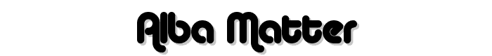 Alba Matter font